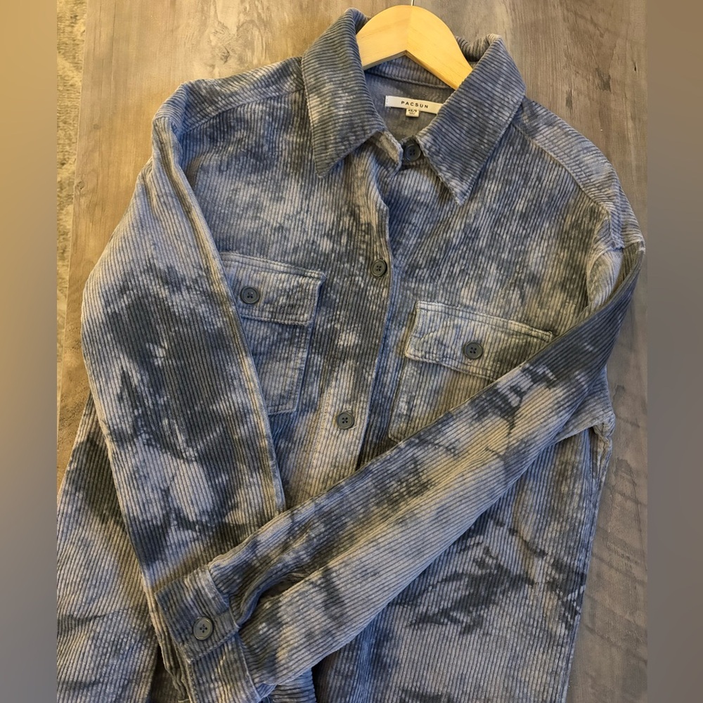 PacSun Tie-Dye Corduroy Shacket